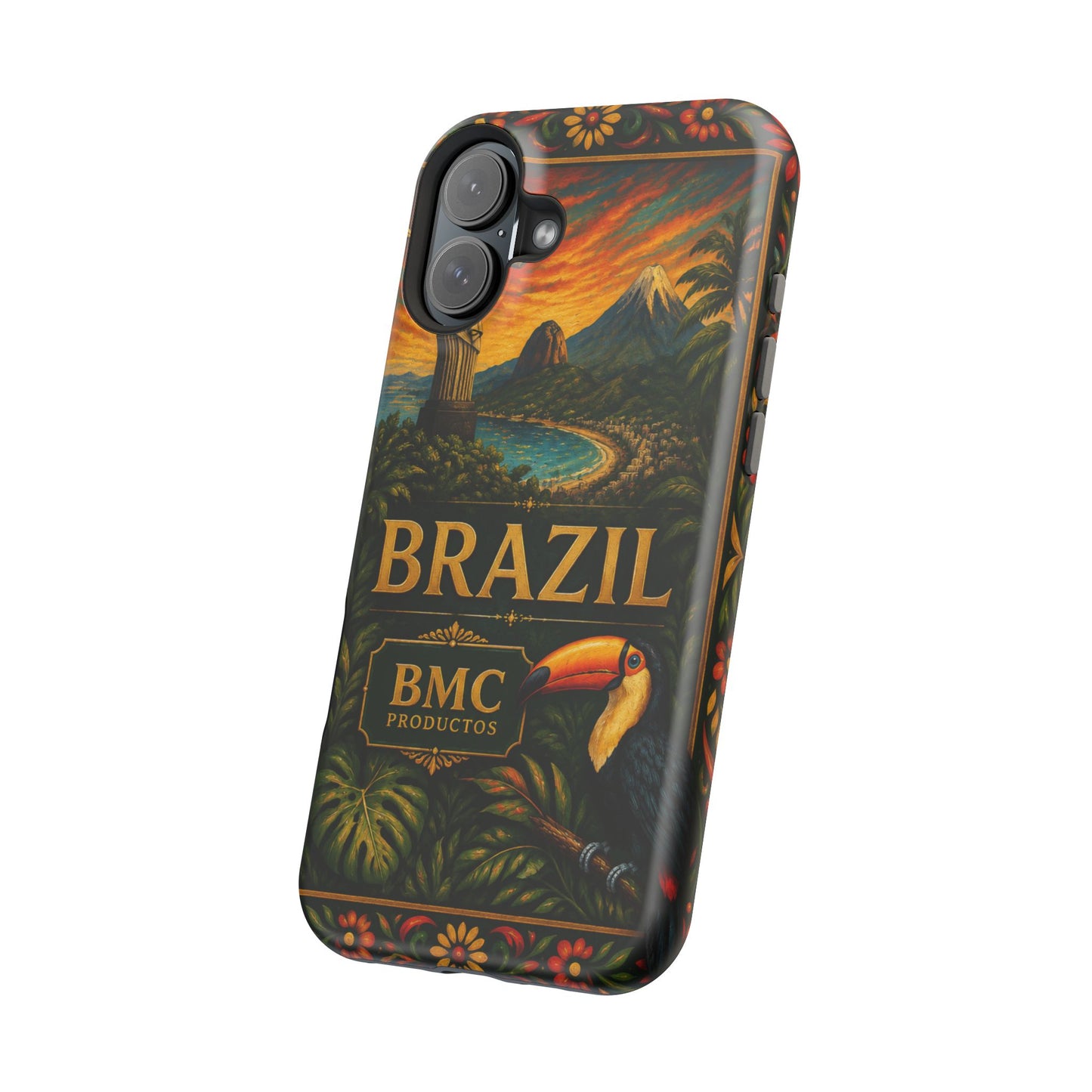 "Funda Magnética Reforzada Magnética Reforzada Brasil: Ritmo, Naturaleza y Alegría Infinita 🎶🌴🏖️"