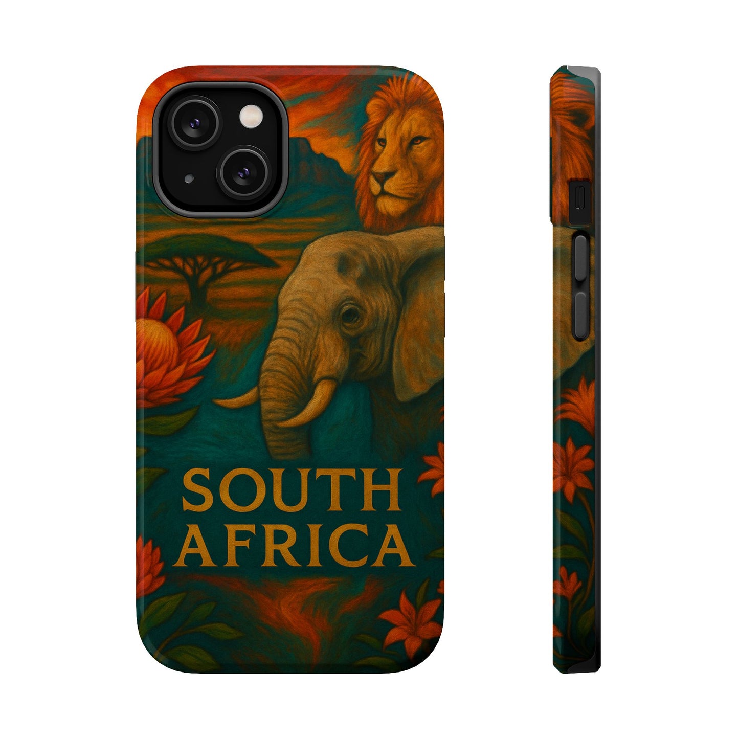 "Funda Magnética Reforzada Magnética Reforzada Sudáfrica 🌍 – Un mundo de aventuras y diversidad"