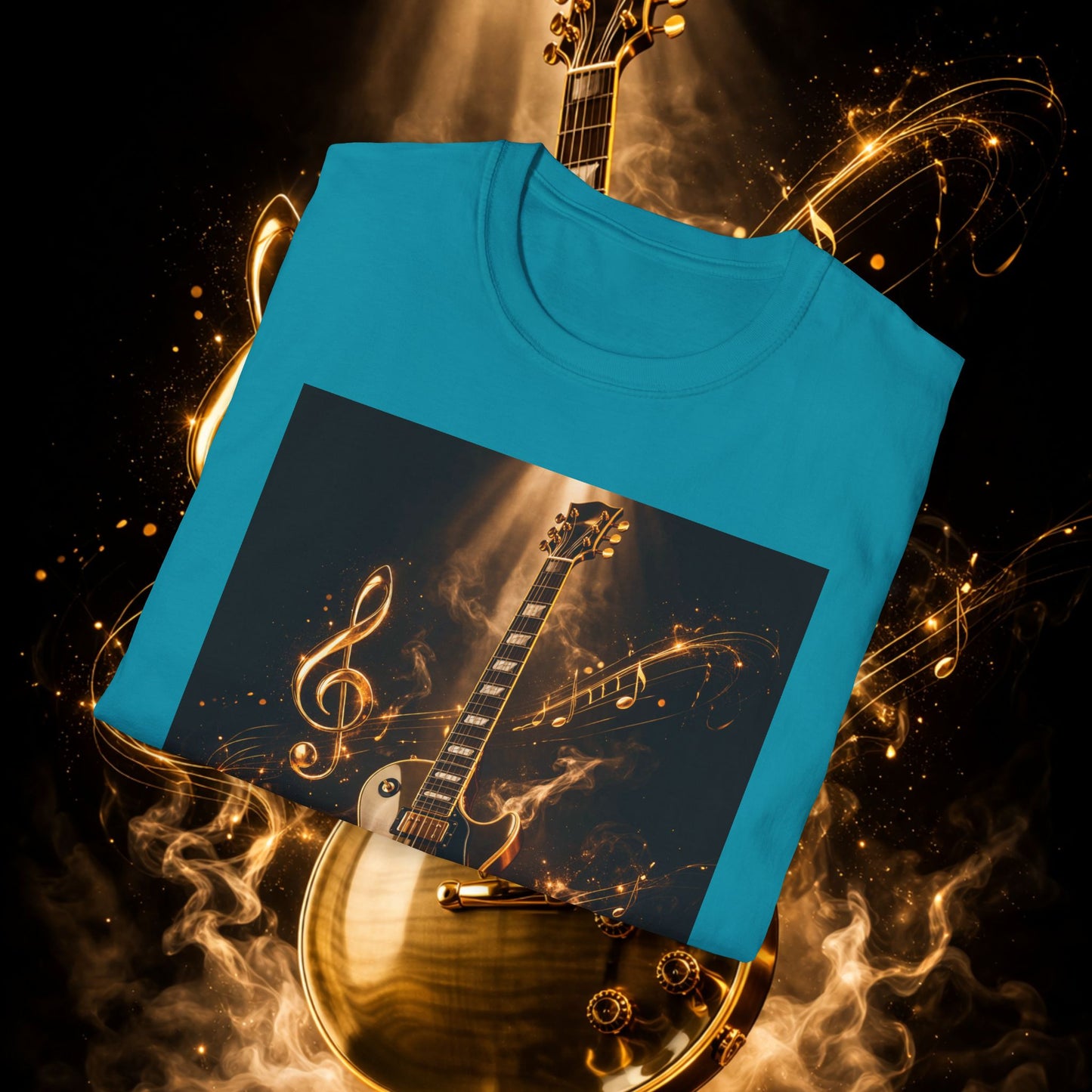 "Camiseta guitarra 🎸🔥Donde vibra una cuerda, nace una llamarada.” 🔥🎸