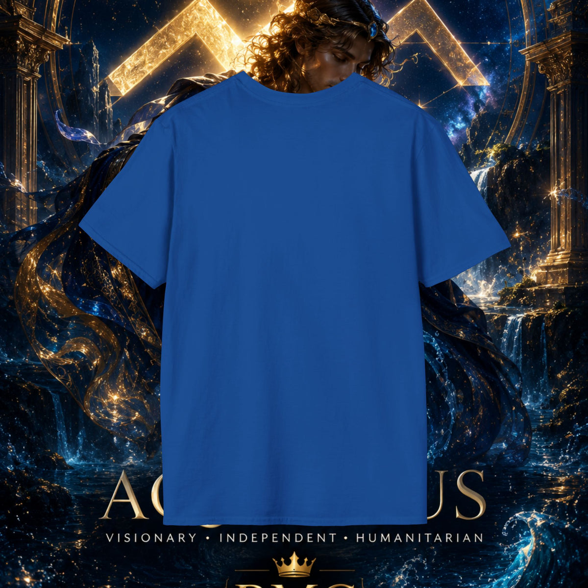 "Camiseta ♒ ACUARIO – El Visionario del Cielo y el Agua"