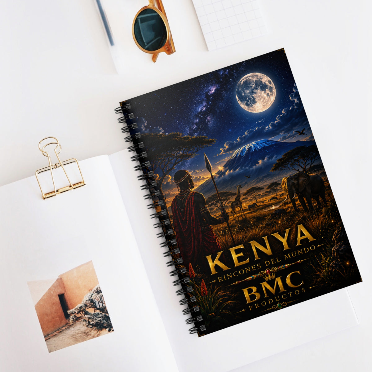 "Kenya notebook: Wild Adventure and Land of Infinite Horizons 🦁🌄🏕️"