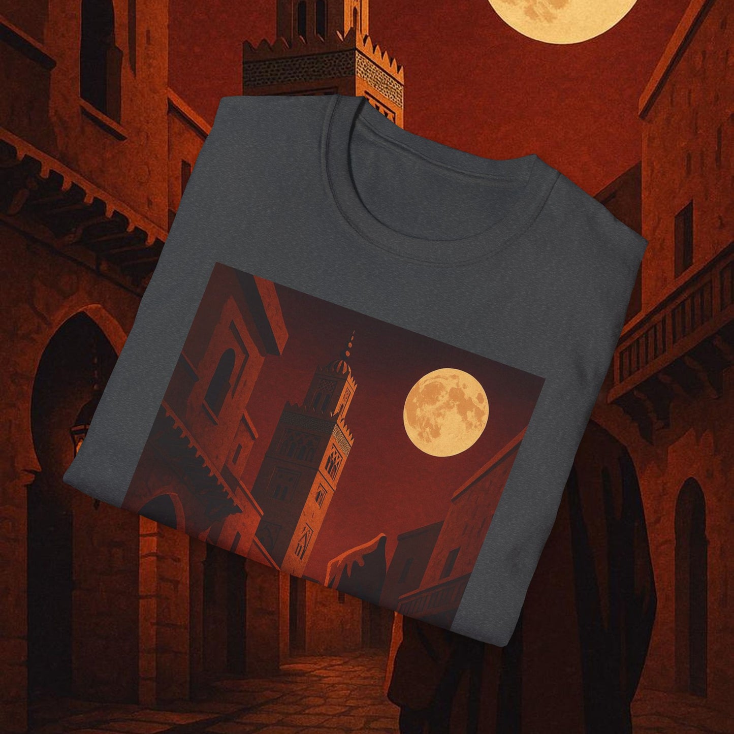 "Camiseta  Marruecos: Magia del Desierto y Ciudades de Mil Colores 🐪🏜️🕌"