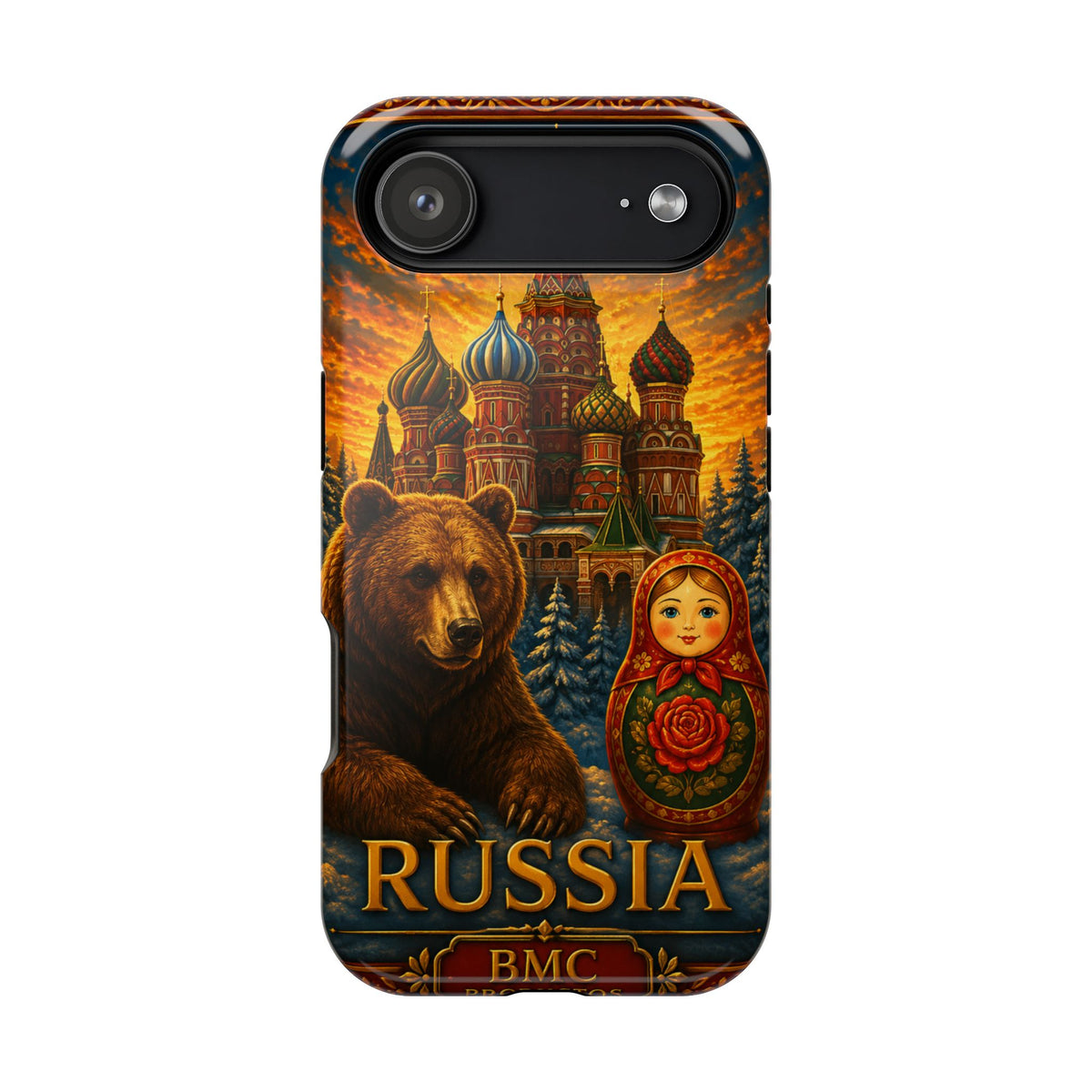 "Reinforced Magnetic Case Russia❄️ – Land of history, mystery, and grandeur"