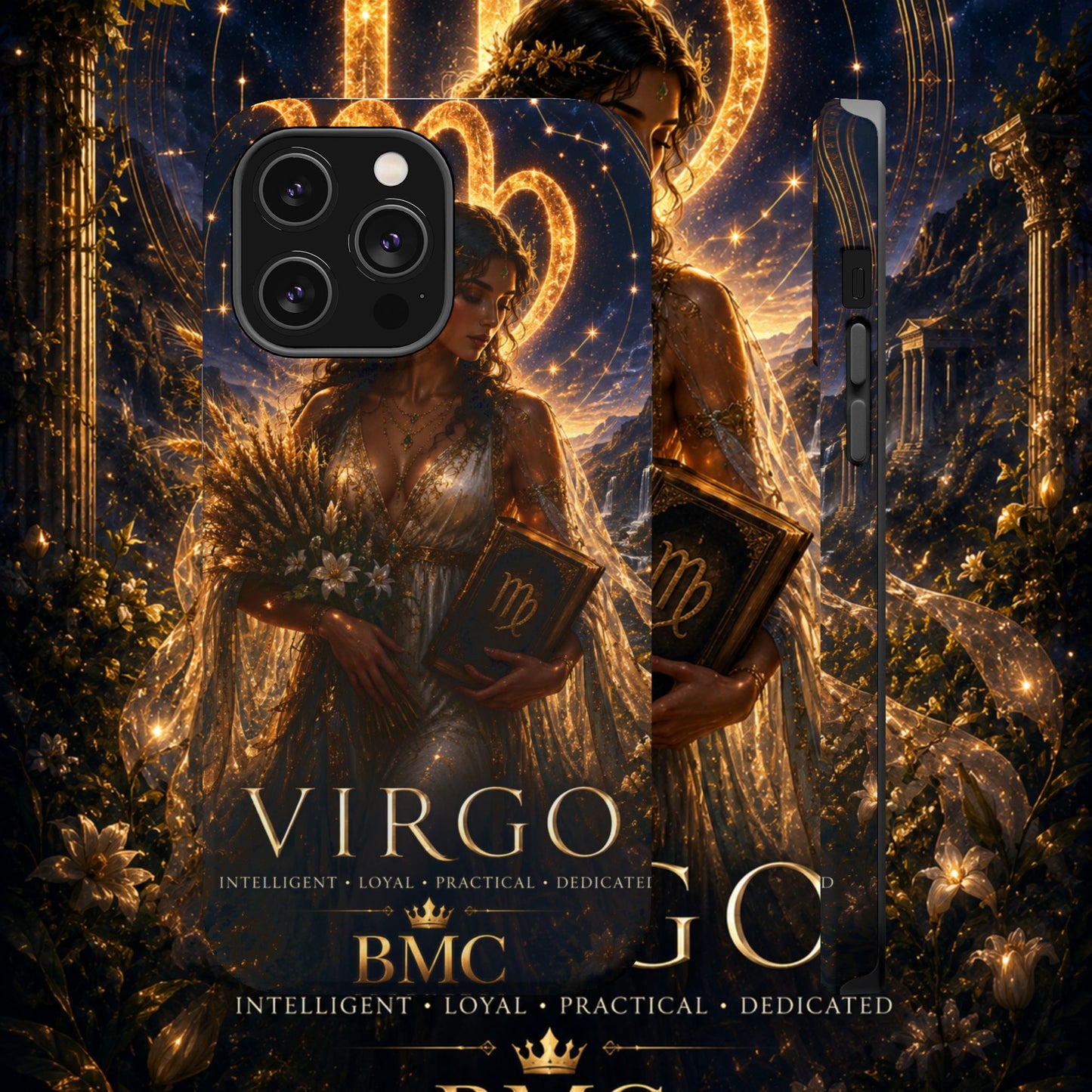 "Funda Magnética Reforzada ♍ Virgo-La Guardiana del Conocimiento"