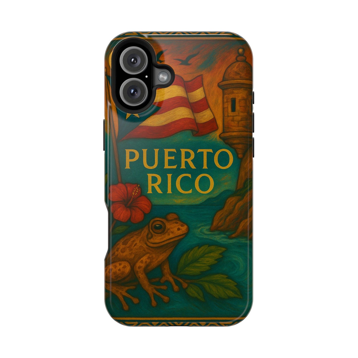 "Funda Magnética Reforzada Magnética Reforzada Puerto Rico – Ritmo, alma y color caribeño"
