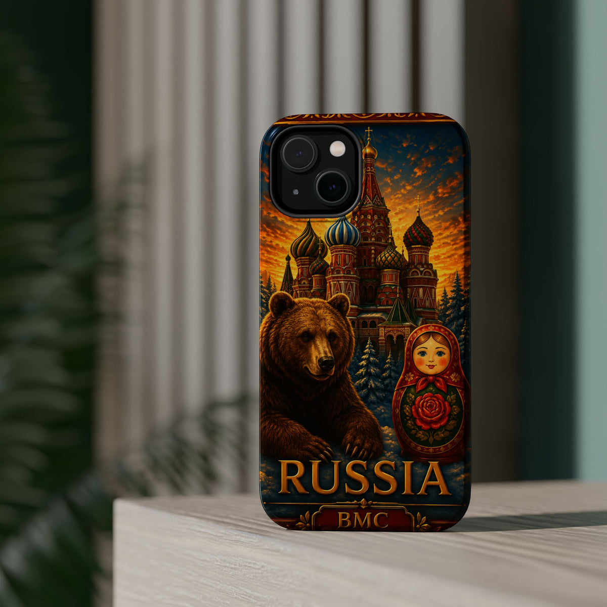 "Reinforced Magnetic Case Russia❄️ – Land of history, mystery, and grandeur"