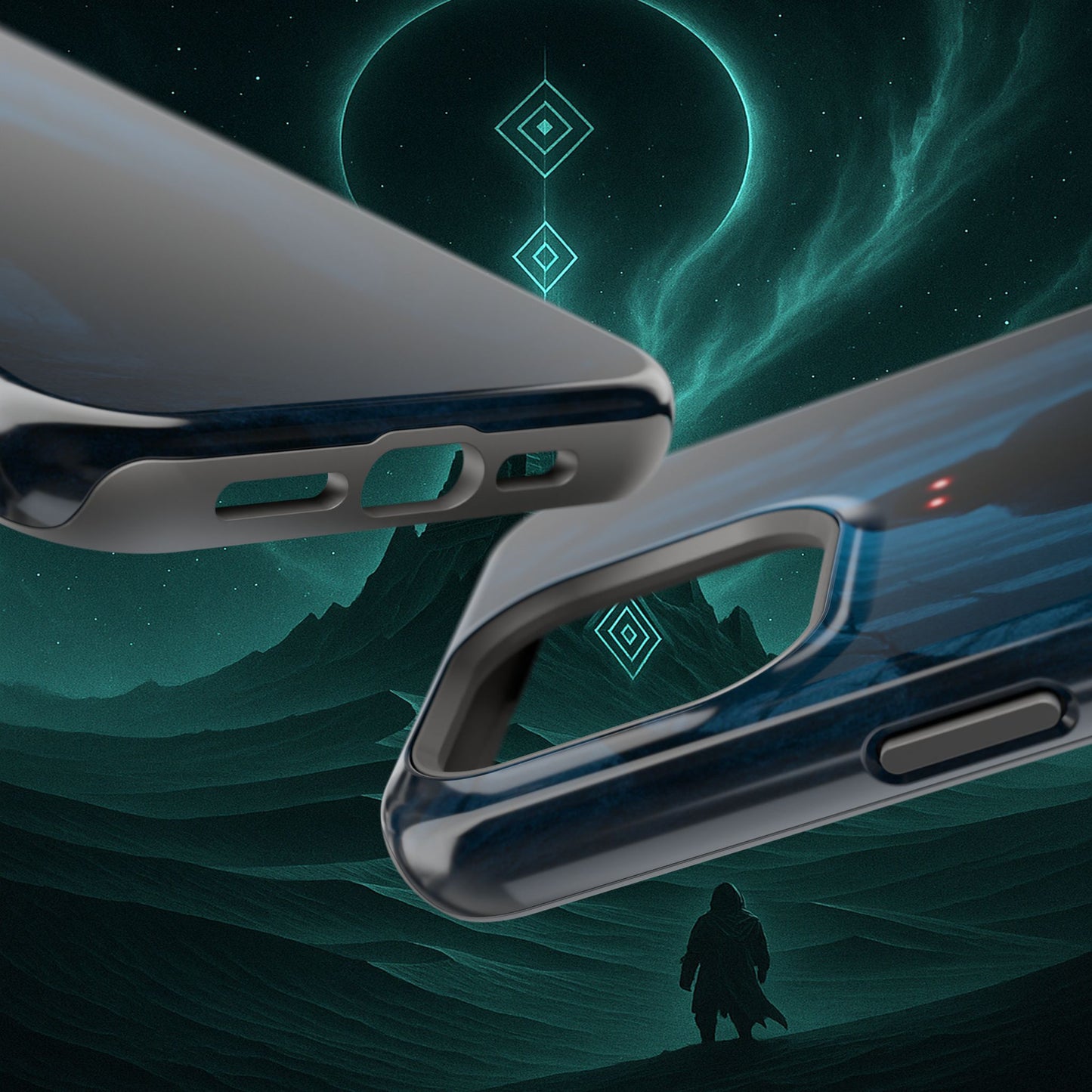 "Funda Magnética Reforzada🖤 El Vigía del Bosque Oscuro"