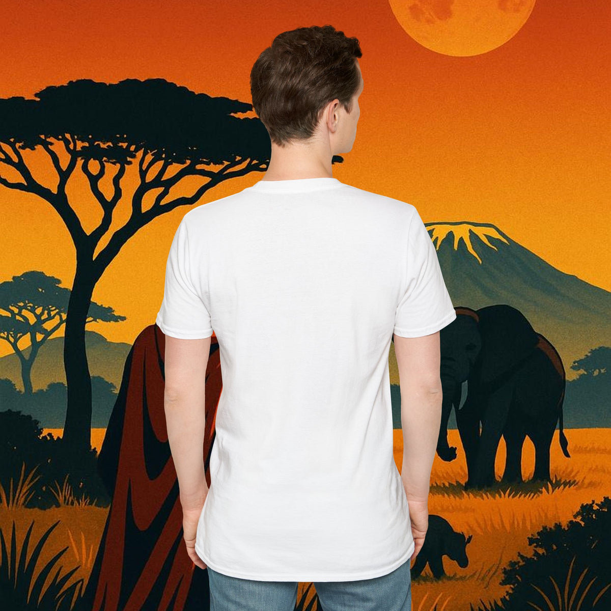 "Camiseta Kenia: Aventura Salvaje y Tierra de Horizontes Infinitos 🦁🌄🏕️"
