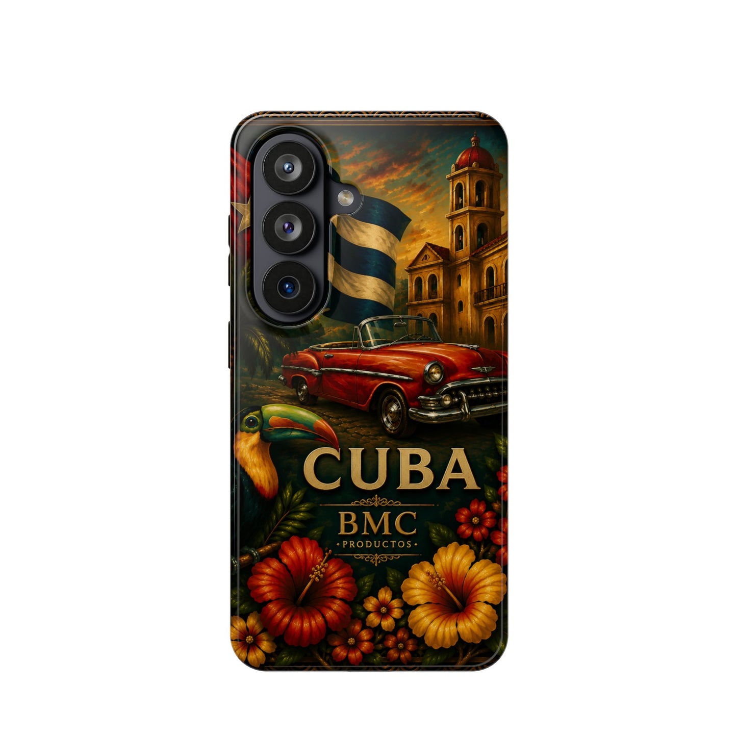 "Funda Magnética Reforzada Magnética Reforzada Cuba: Ritmo, Historia y Encanto Caribeño 🎺🚗🌴 "