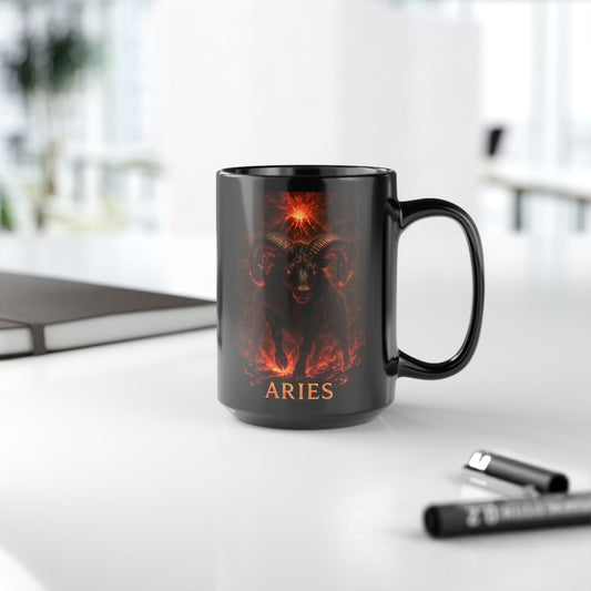 "Taza ♈ Aries — Espíritu de fuego"