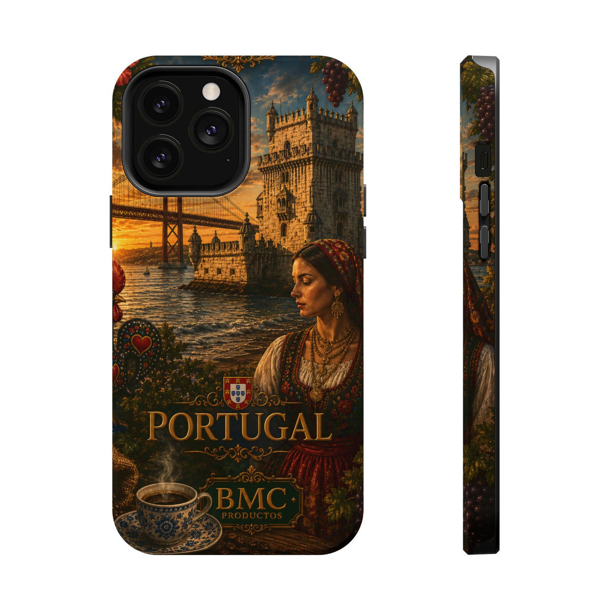 "Reinforced Magnetic Case Portugal: Atlantic Charm, Fados and Azulejos 🌊🎶🧿"