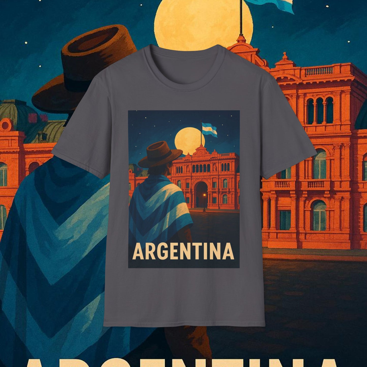"Camiseta Argentina: Pasión, Tradición y Tierra de Sueños 🇦🇷🔥🏞️"