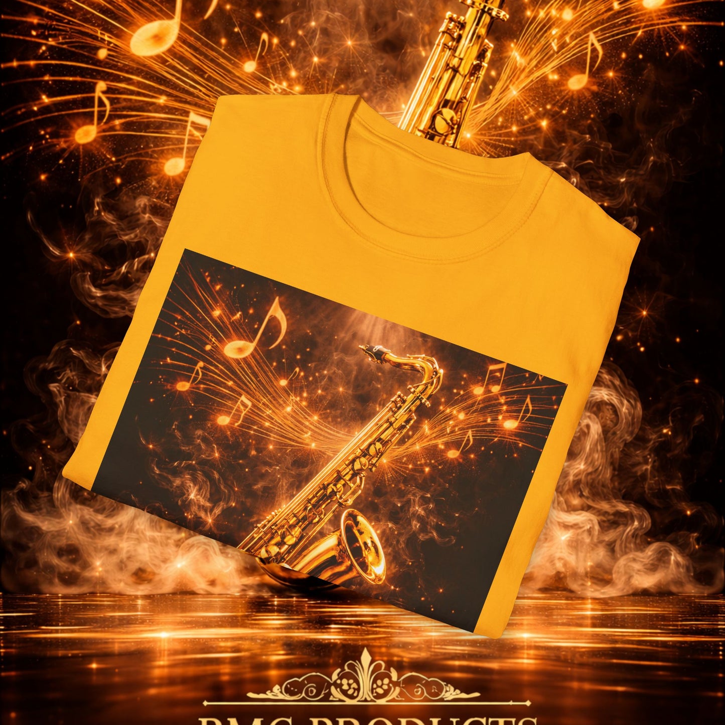 "Camiseta sax 🎷🔥 Haz que arda cada nota.” 🔥🎷