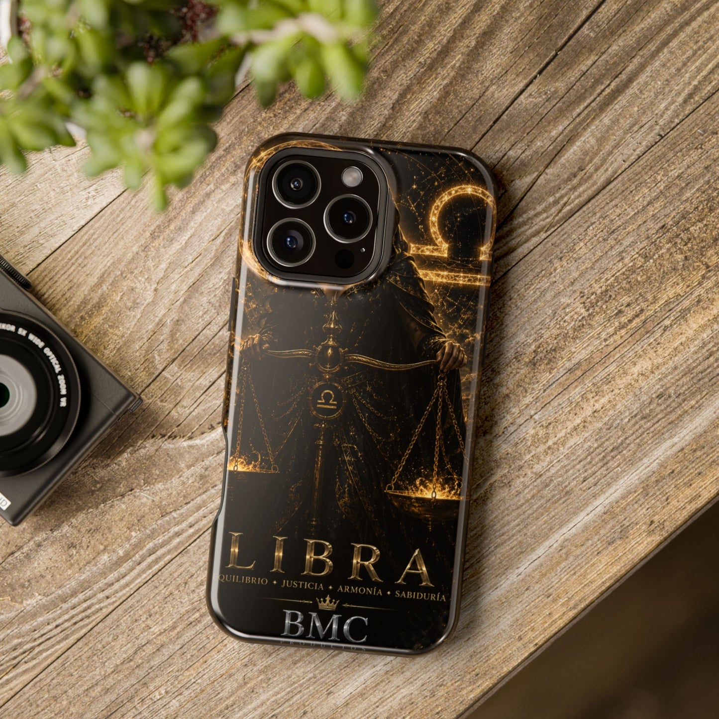 "Funda Magnética Reforzada libra– La Guardiana del Equilibrio"