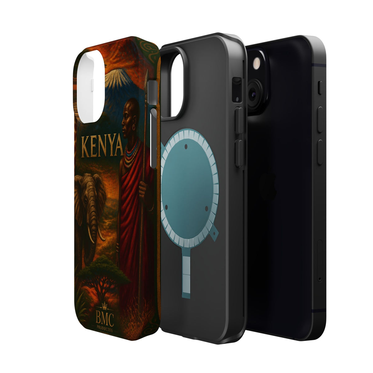 "Reinforced Magnetic Case Kenya: Wild Adventure and Land of Infinite Horizons 🦁🌄🏕️"