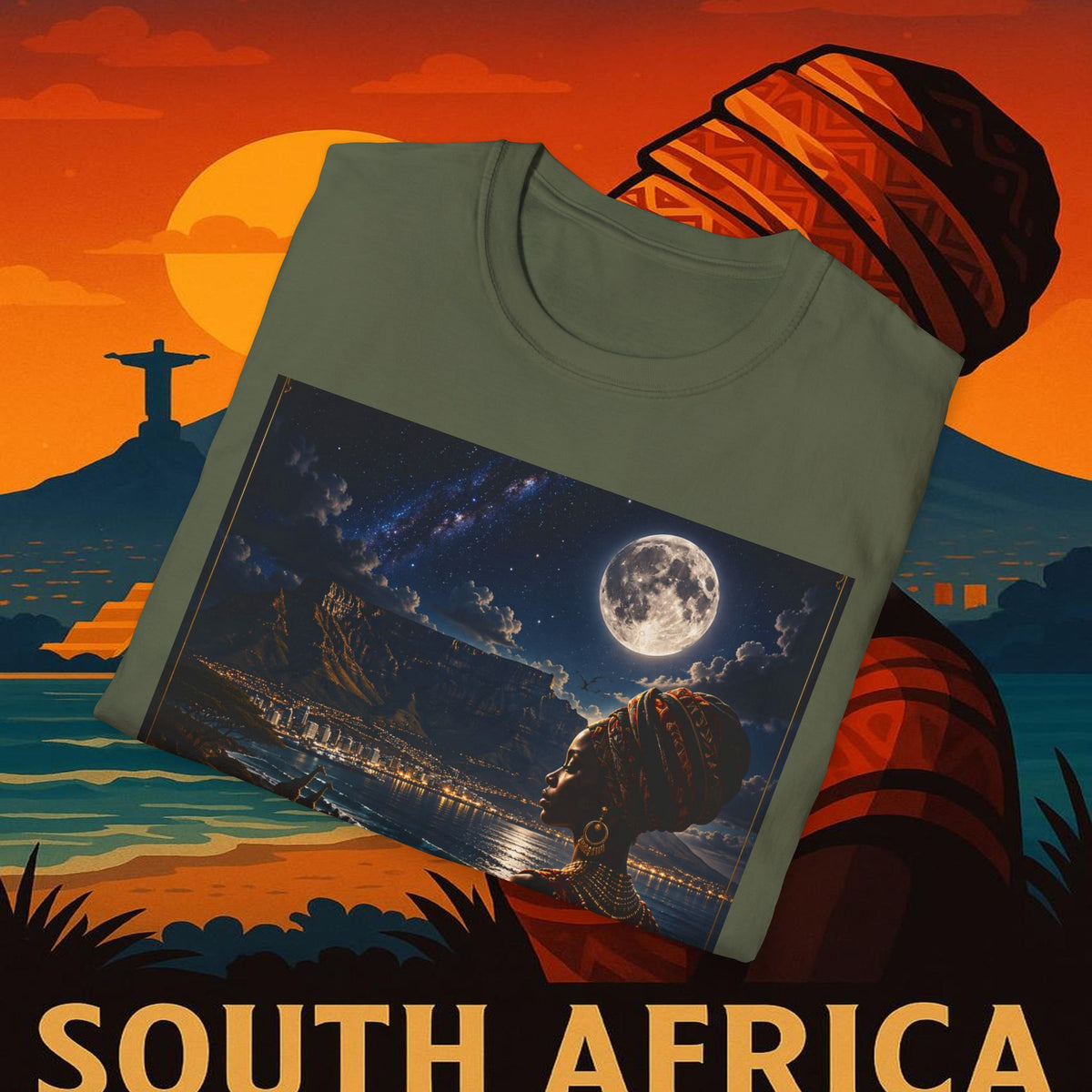 "Camiseta Sudáfrica 🌍 – Un mundo de aventuras y diversidad"