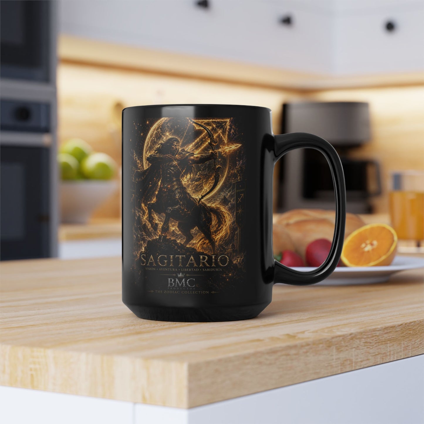 "Taza Sagitario – El Cazador del Horizonte"