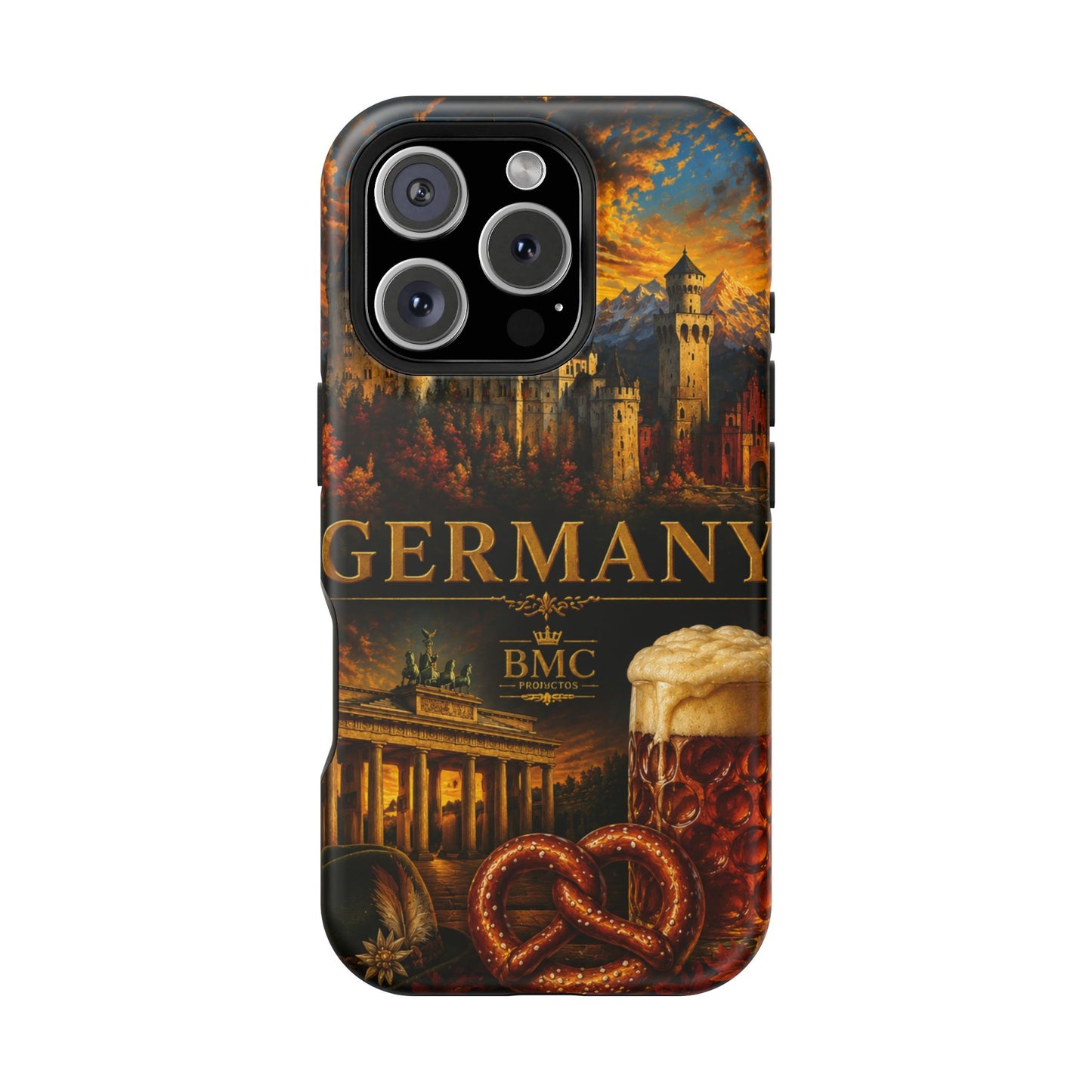 "Funda Magnética Reforzada Alemania: Fortaleza, Historia y Tradición 🎖️🏰🍺"