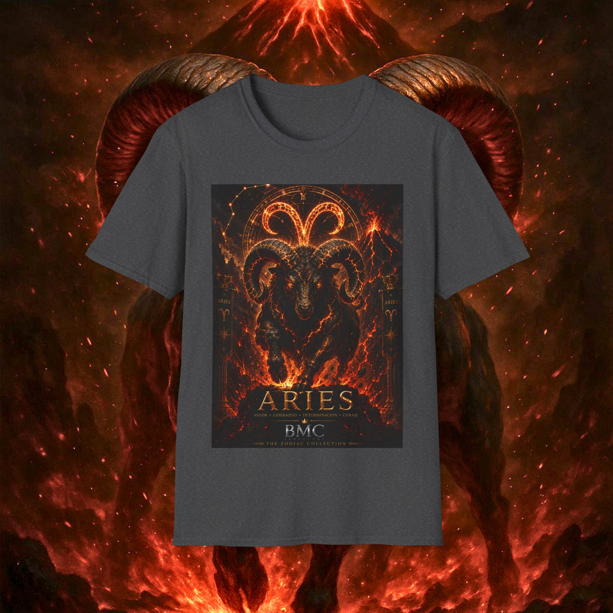 "Camiseta ♈ Aries — Espíritu de fuego"