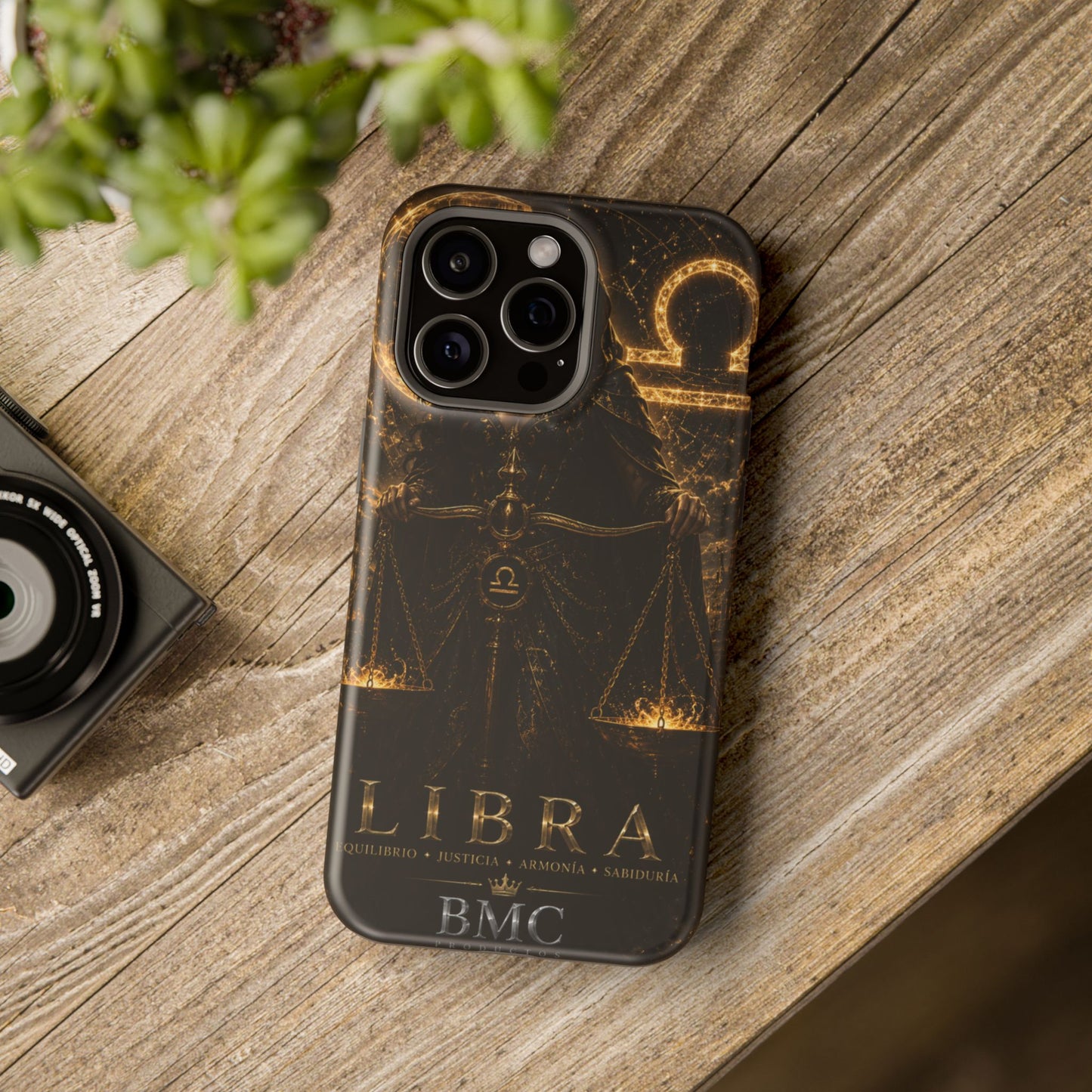 "Funda Magnética Reforzada libra– La Guardiana del Equilibrio"
