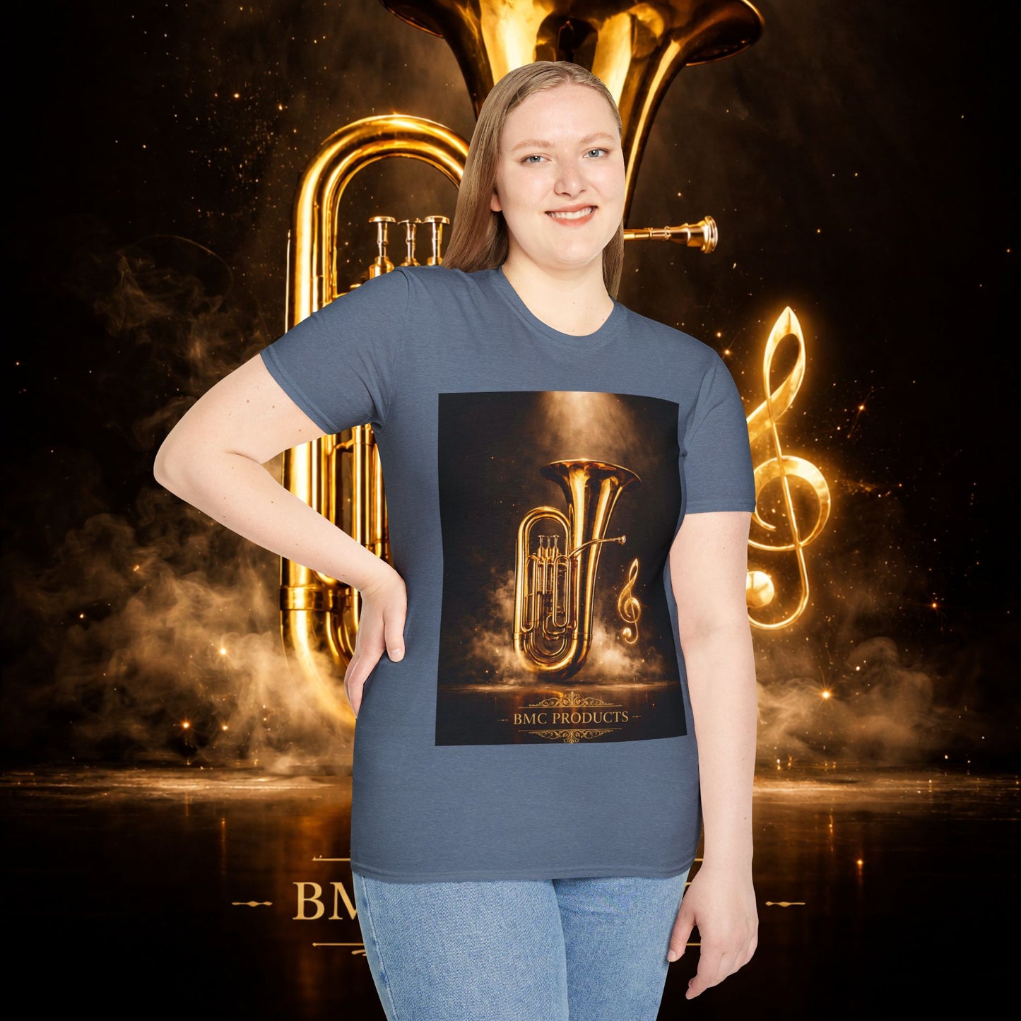 "Camiseta Tuba 🎺🔥 Cuando el alma suena, todo arde.”