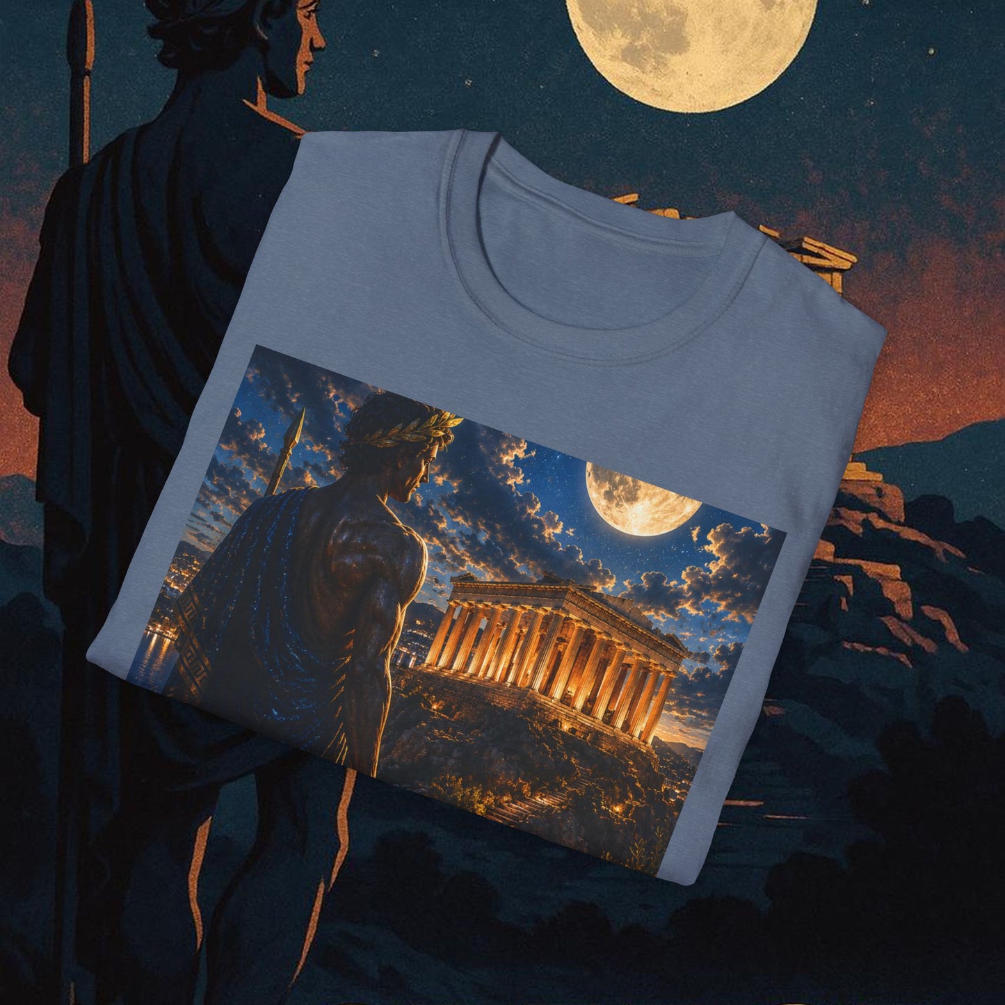 "Camiseta Grecia: Cuna de Dioses, Maravillas y Filosofía 🌊🏛️⚡"