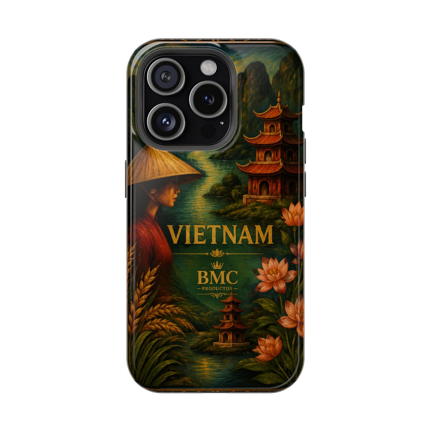 "Funda Magnética Reforzada Magnética Reforzada  Vietnam: Tradición, Naturaleza y Leyendas Ancestrales 🎋🏯🐉"