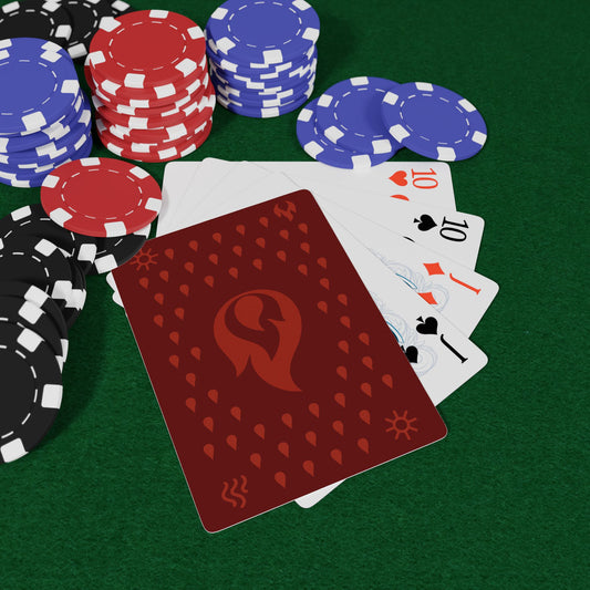 ♠️ Carta de Póker – Elemento Fuego 🔥♠️
