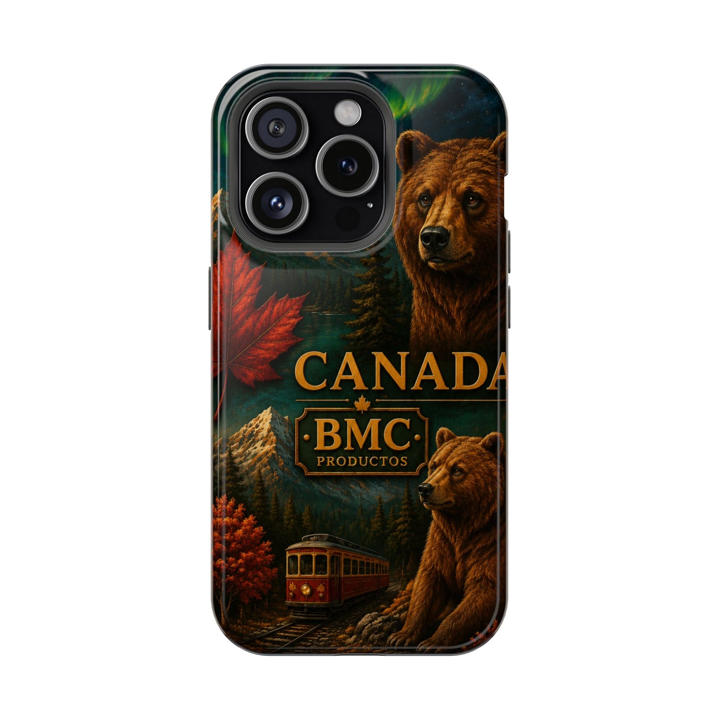 "Funda Magnética Reforzada Magnética Reforzada Canadá: Naturaleza Majestuosa y Espíritu Libre 🍁🏞️🦌"