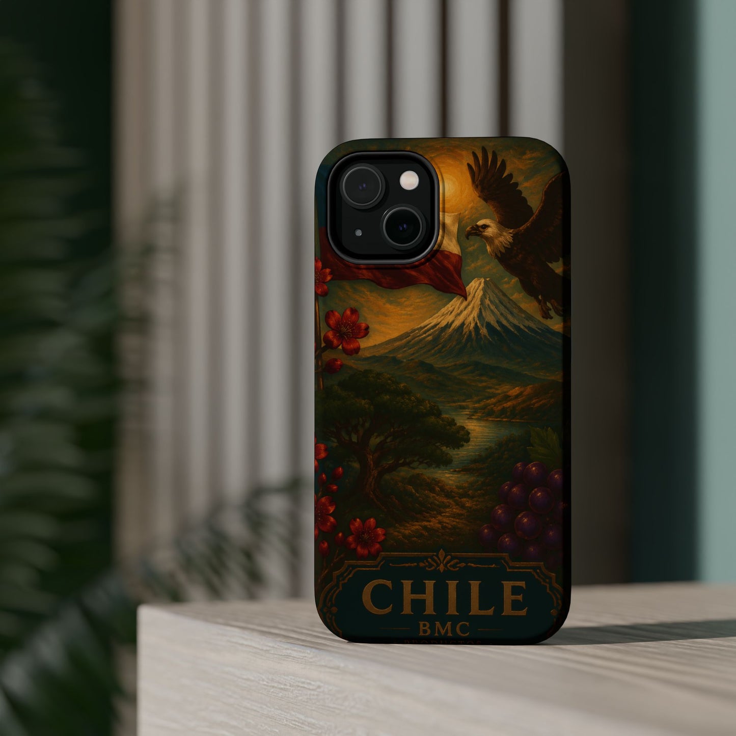 "Funda Magnética Reforzada Magnética Reforzada Chile: Naturaleza Indómita y Horizontes Eternos 🏔️🍇🏜️"