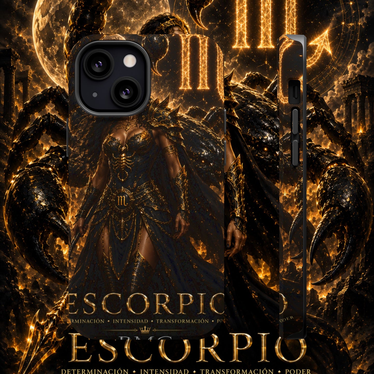 "Funda Magnética Reforzada ESCORPIO M –La Vigilante de las Sombras"