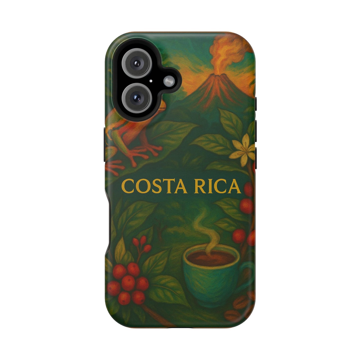 "Funda Magnética Reforzada Magnética Reforzada Costa Rica: Pura Vida entre Volcanes y Selvas 🌋🌴🦜"