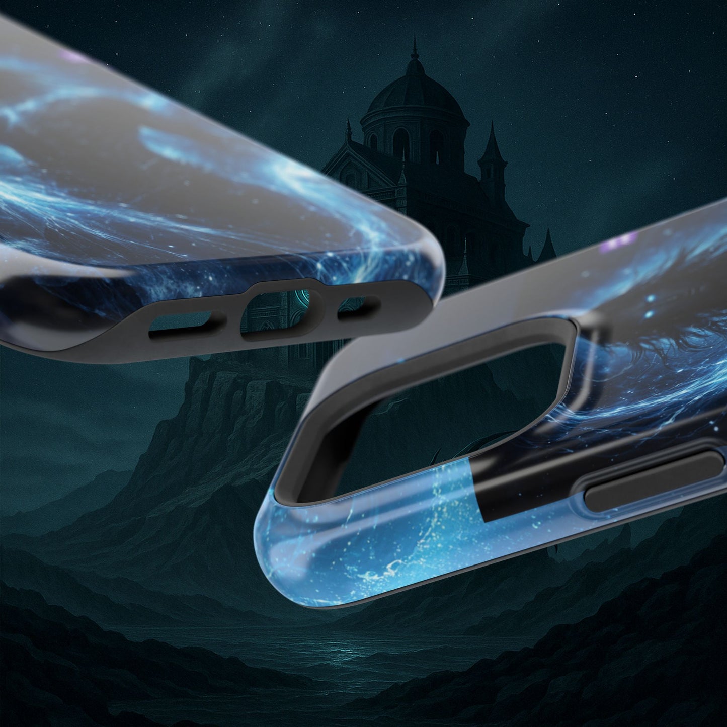 "Funda Magnética Reforzada♒ ACUARIO – El Visionario del Cielo y el Agua"