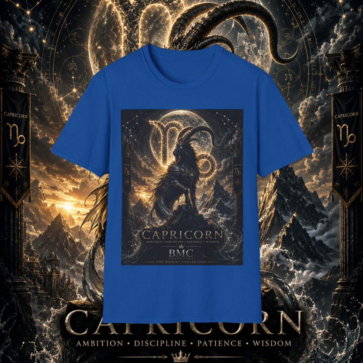 "Camiseta ♑ Capricornio – El Guardián de las Cumbres"