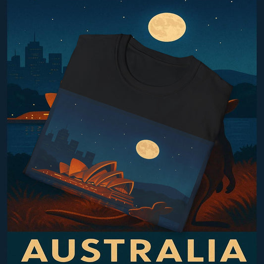 "Camiseta Australia 🌞 – Tierra de maravillas naturales y espíritu libre"