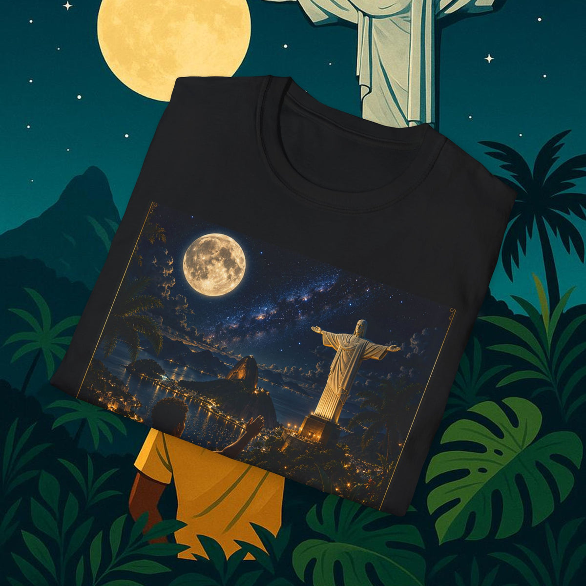 "Camiseta Brasil: Ritmo, Naturaleza y Alegría Infinita 🎶🌴🏖️"