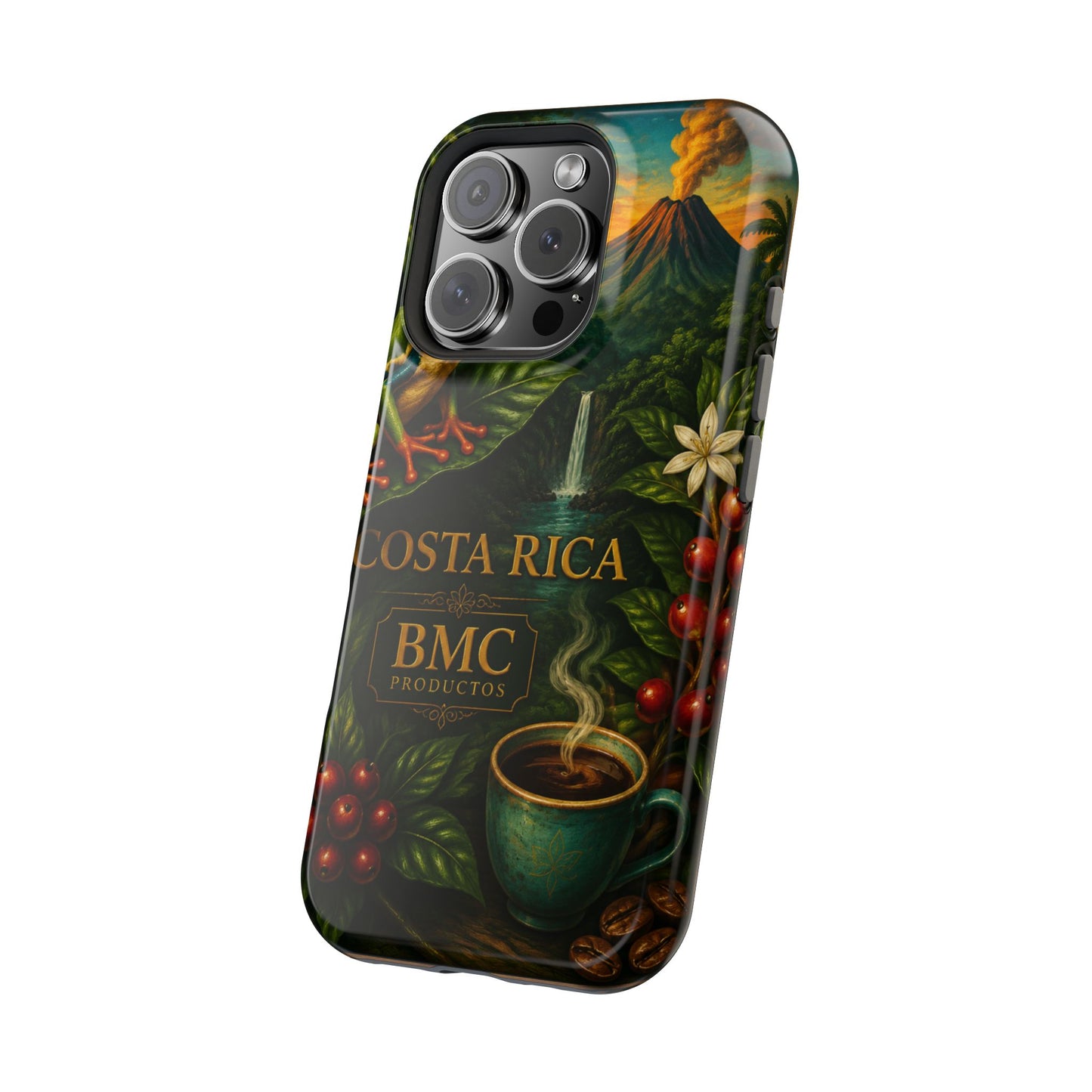 "Funda Magnética Reforzada Magnética Reforzada Costa Rica: Pura Vida entre Volcanes y Selvas 🌋🌴🦜"