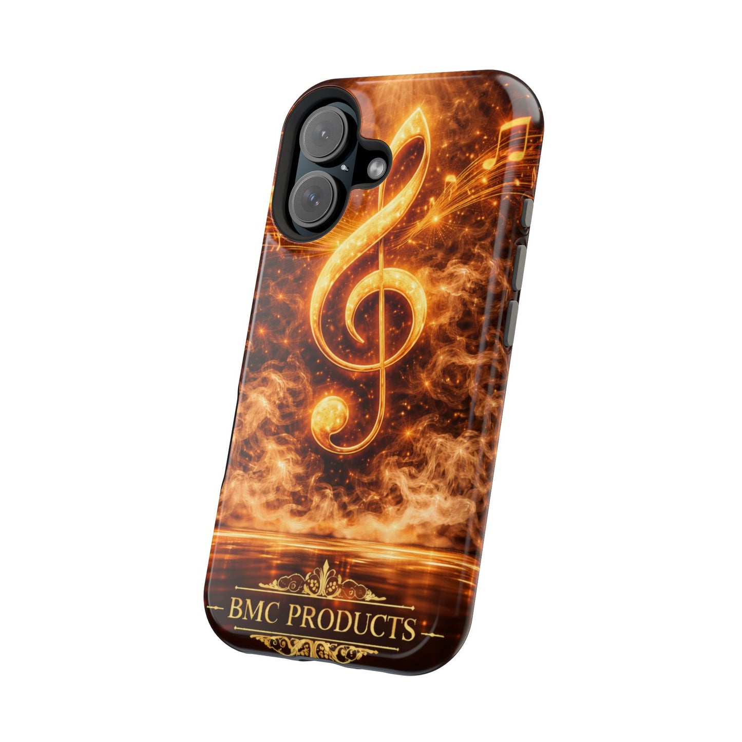 "Funda Magnética Reforzada Magnética Reforzada clave de sol 🎼🔥Donde nace una nota… nace una llama.” 🔥🎼