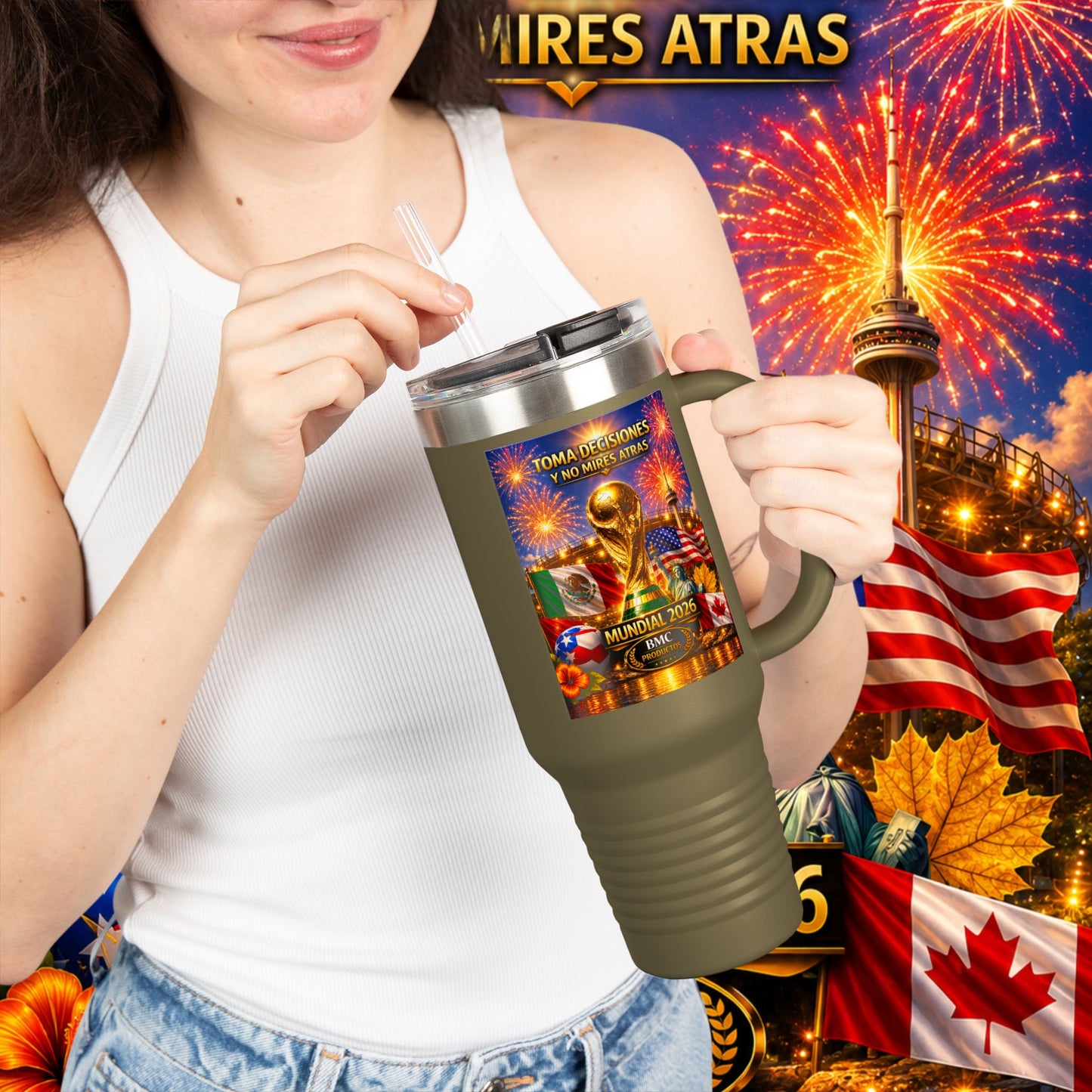"taza de Viaje Aislada mundial 2026 dia"