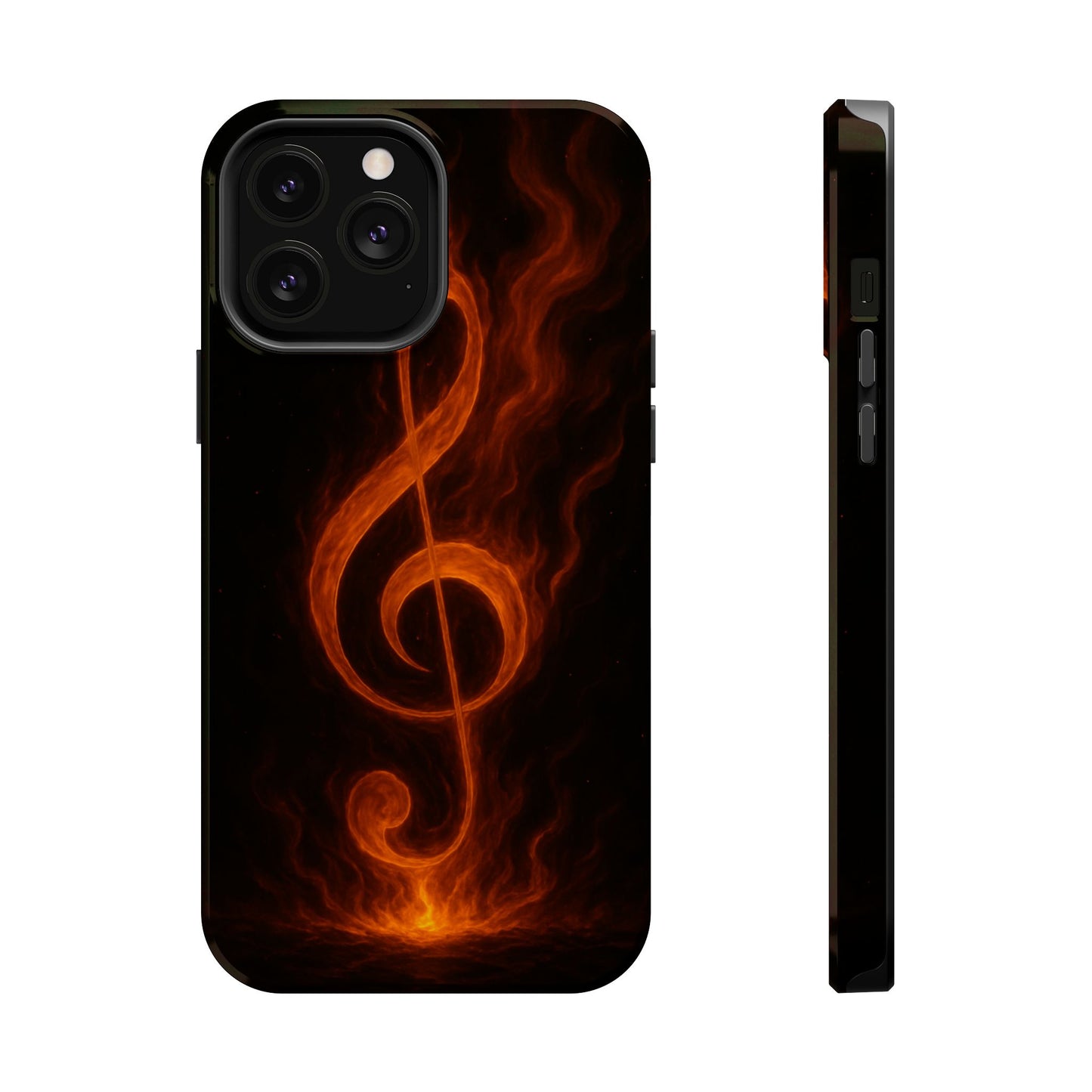 "Funda Magnética Reforzada Magnética Reforzada clave de sol 🎼🔥Donde nace una nota… nace una llama.” 🔥🎼