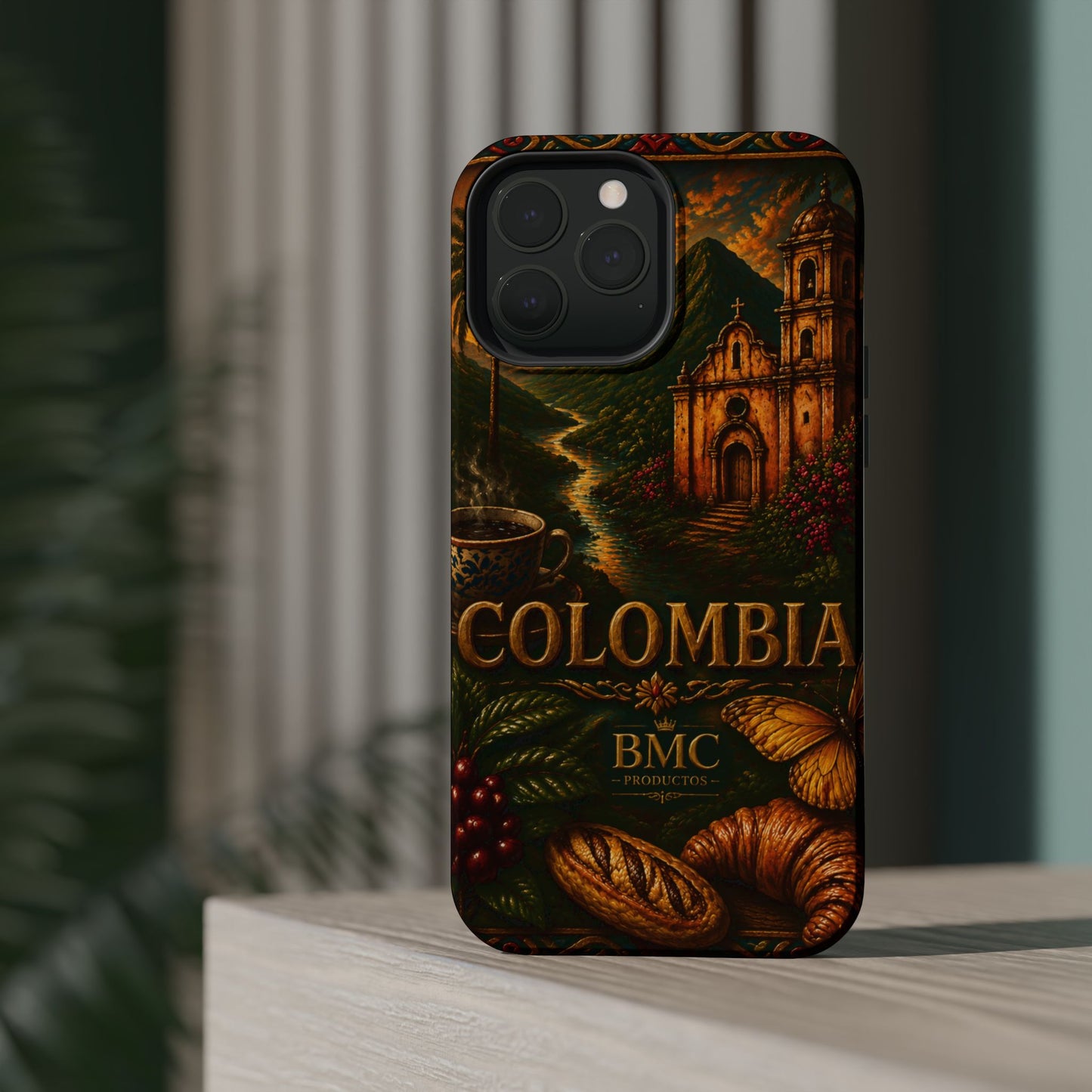 "Funda Magnética Reforzada Colombia: Magia de Colores, Café y Tradición ☕🎨🌄"