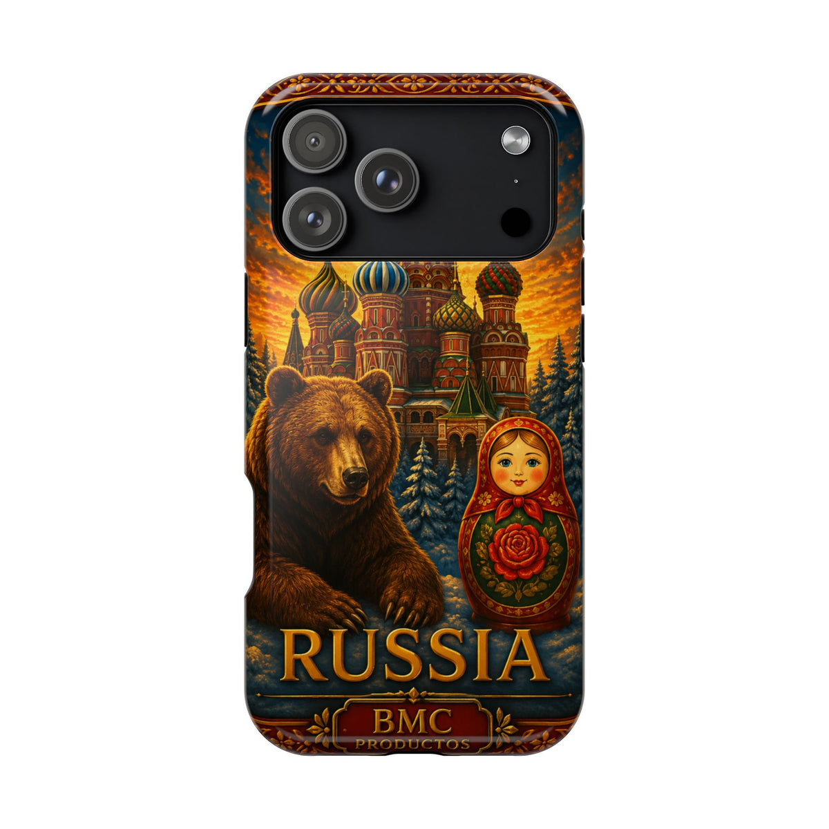 "Reinforced Magnetic Case Russia❄️ – Land of history, mystery, and grandeur"