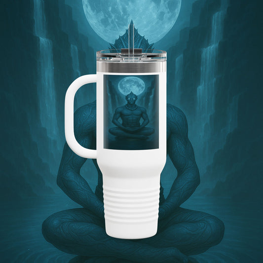 "taza de Viaje Aislada Naryzh -🌊 el Eco del Río Silente"