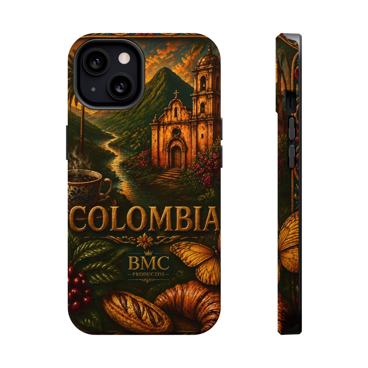 "Funda Magnética Reforzada Colombia: Magia de Colores, Café y Tradición ☕🎨🌄"