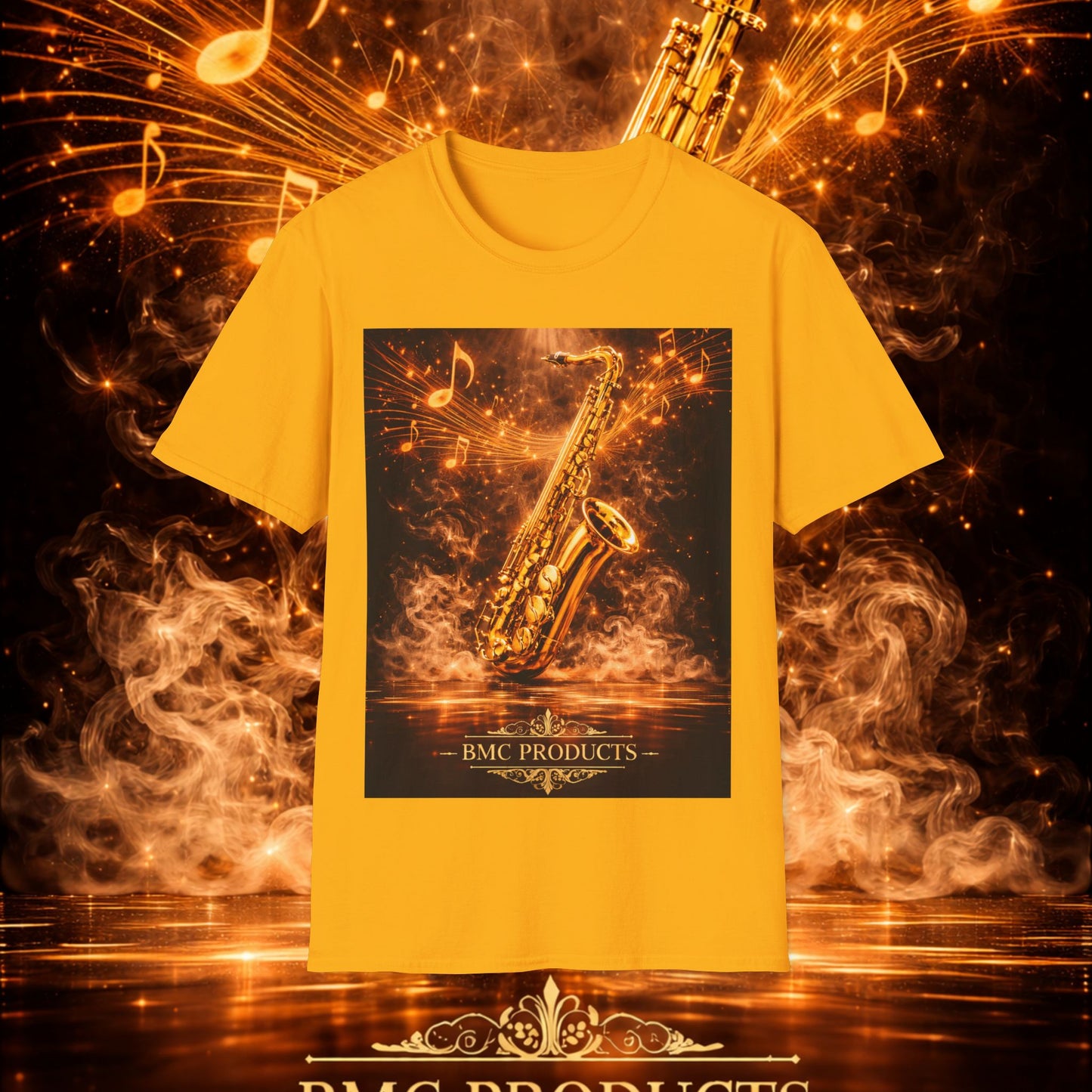 "Camiseta sax 🎷🔥 Haz que arda cada nota.” 🔥🎷