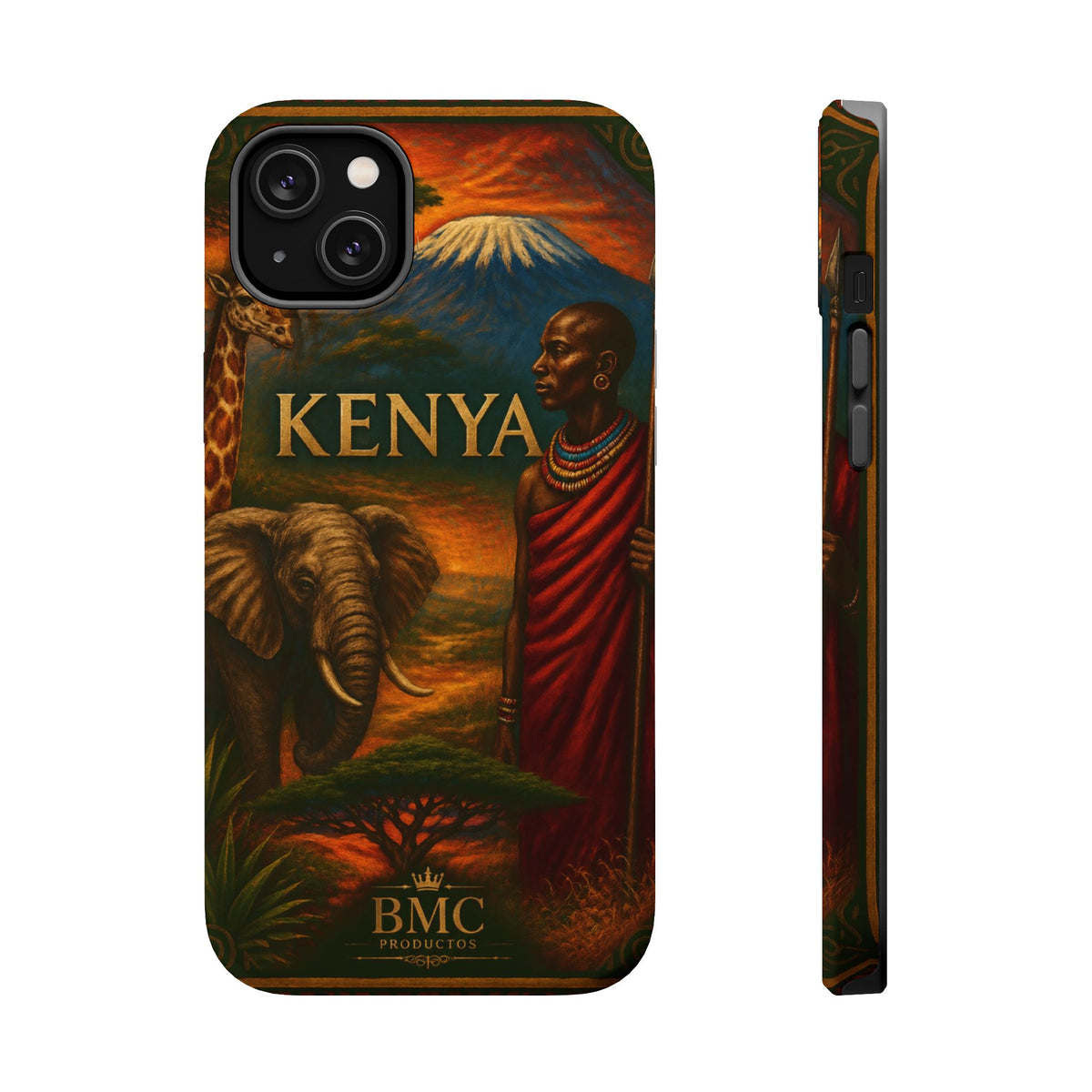 "Reinforced Magnetic Case Kenya: Wild Adventure and Land of Infinite Horizons 🦁🌄🏕️"