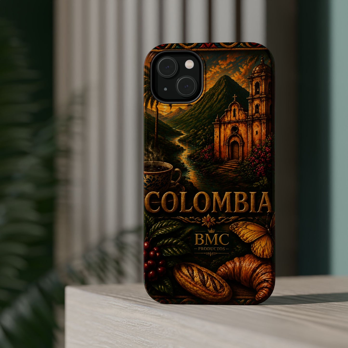 "Funda Magnética Reforzada Colombia: Magia de Colores, Café y Tradición ☕🎨🌄"