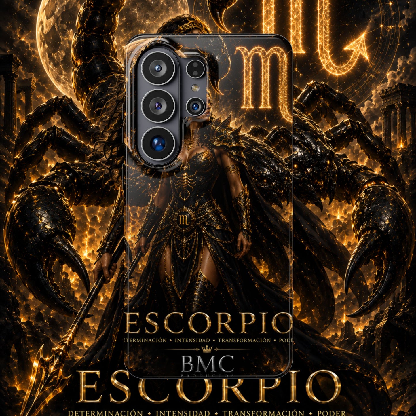 "Funda Magnética Reforzada ESCORPIO M –La Vigilante de las Sombras"