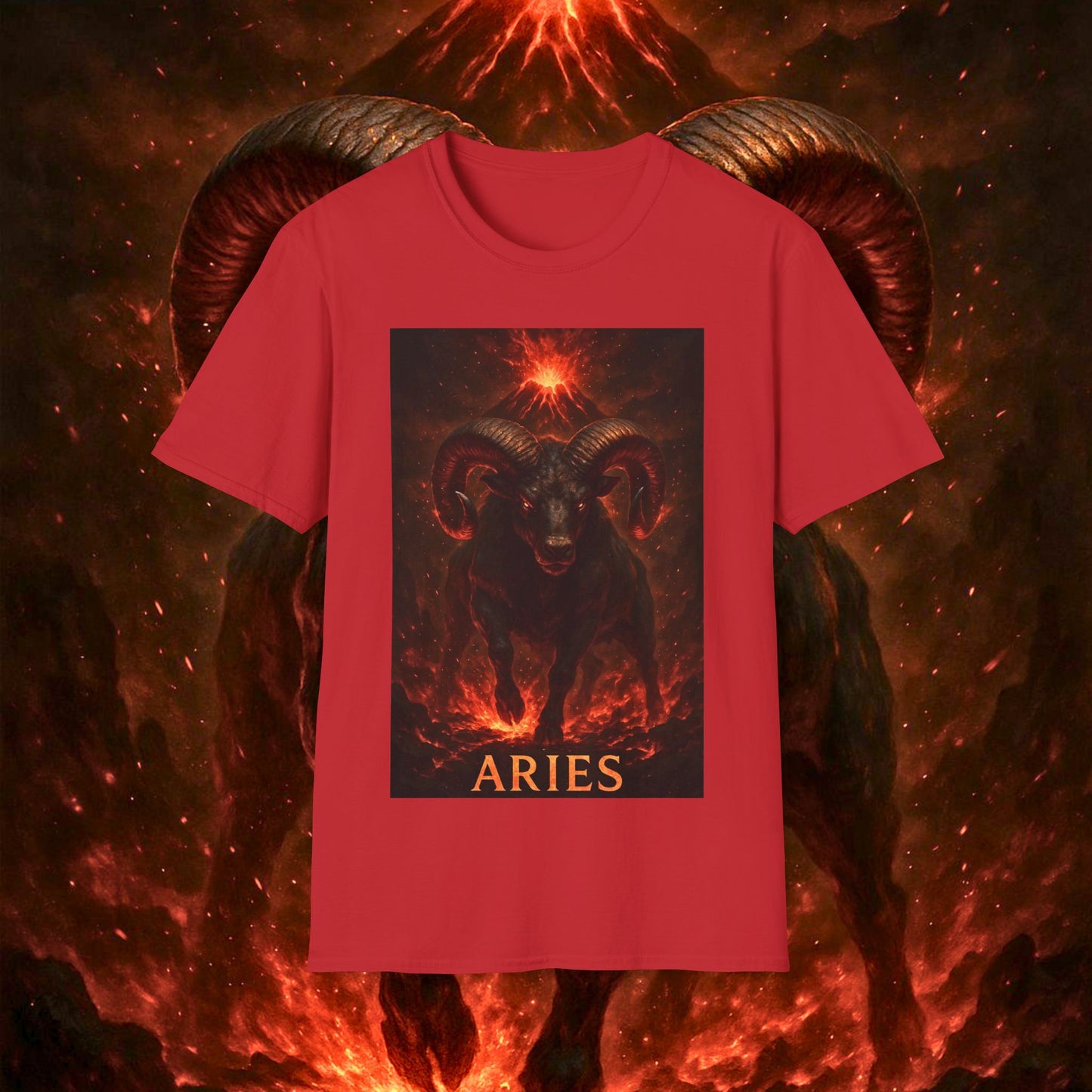 "Camiseta ♈ Aries — Espíritu de fuego"