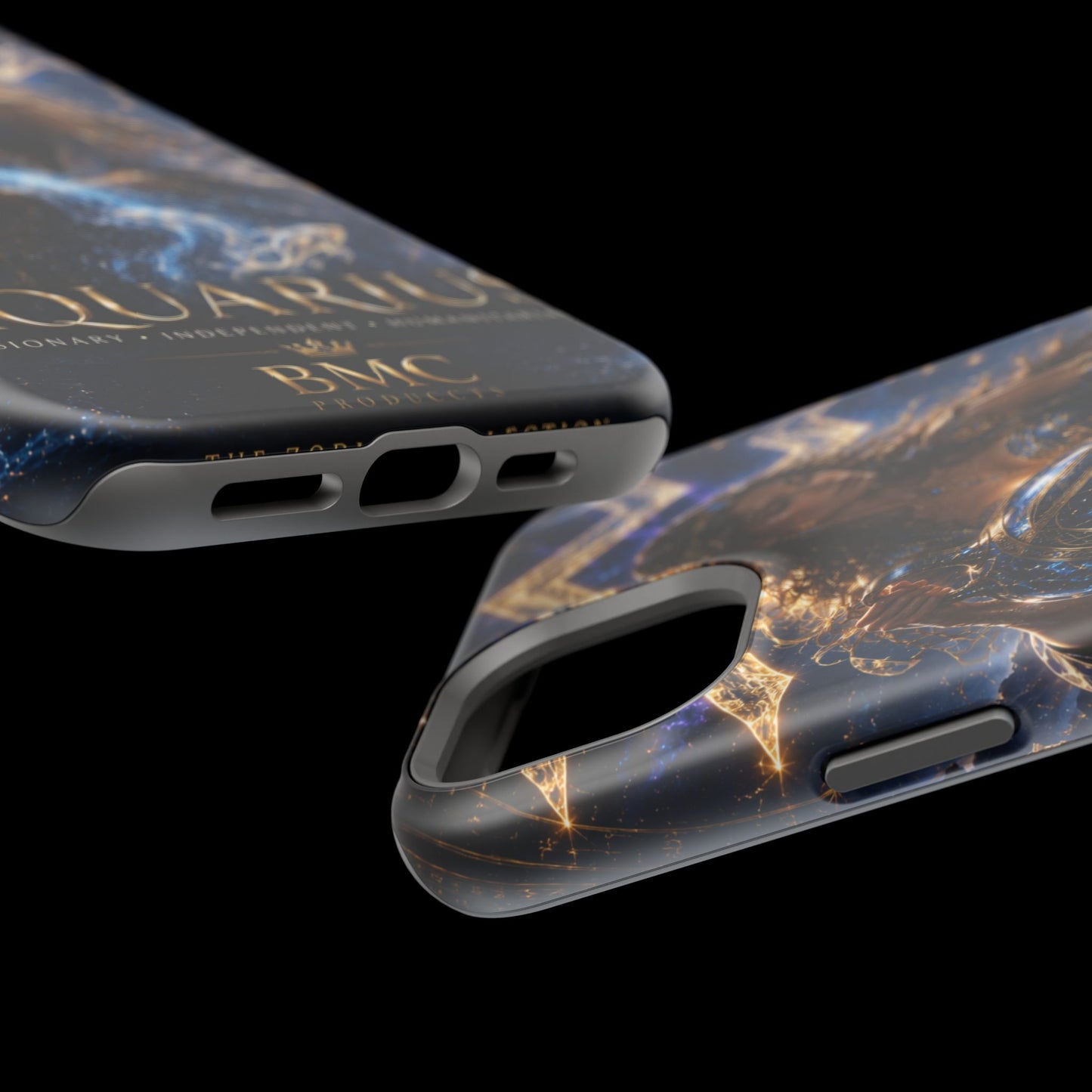 "Funda Magnética Reforzada♒ ACUARIO M– La Visionaria del Cielo y el Agua"